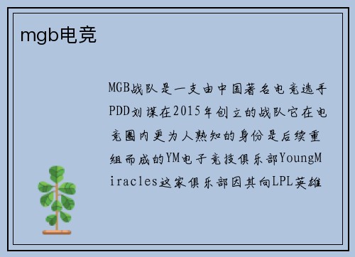 mgb电竞